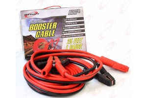 1 Gauge 25 Feet Heavy Duty Auto Truck Jumper Booster Cables Jumping Cable